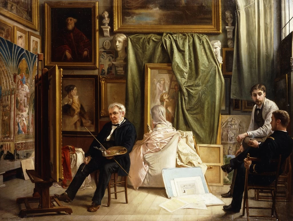 Lo studio dell'artista